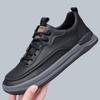 Fashion High Quality Fashionable Casual Shoes Branded Mens Leather Board Shoes Anti Slip Breathable Comfortable Man Lace-Up Sports Shoes