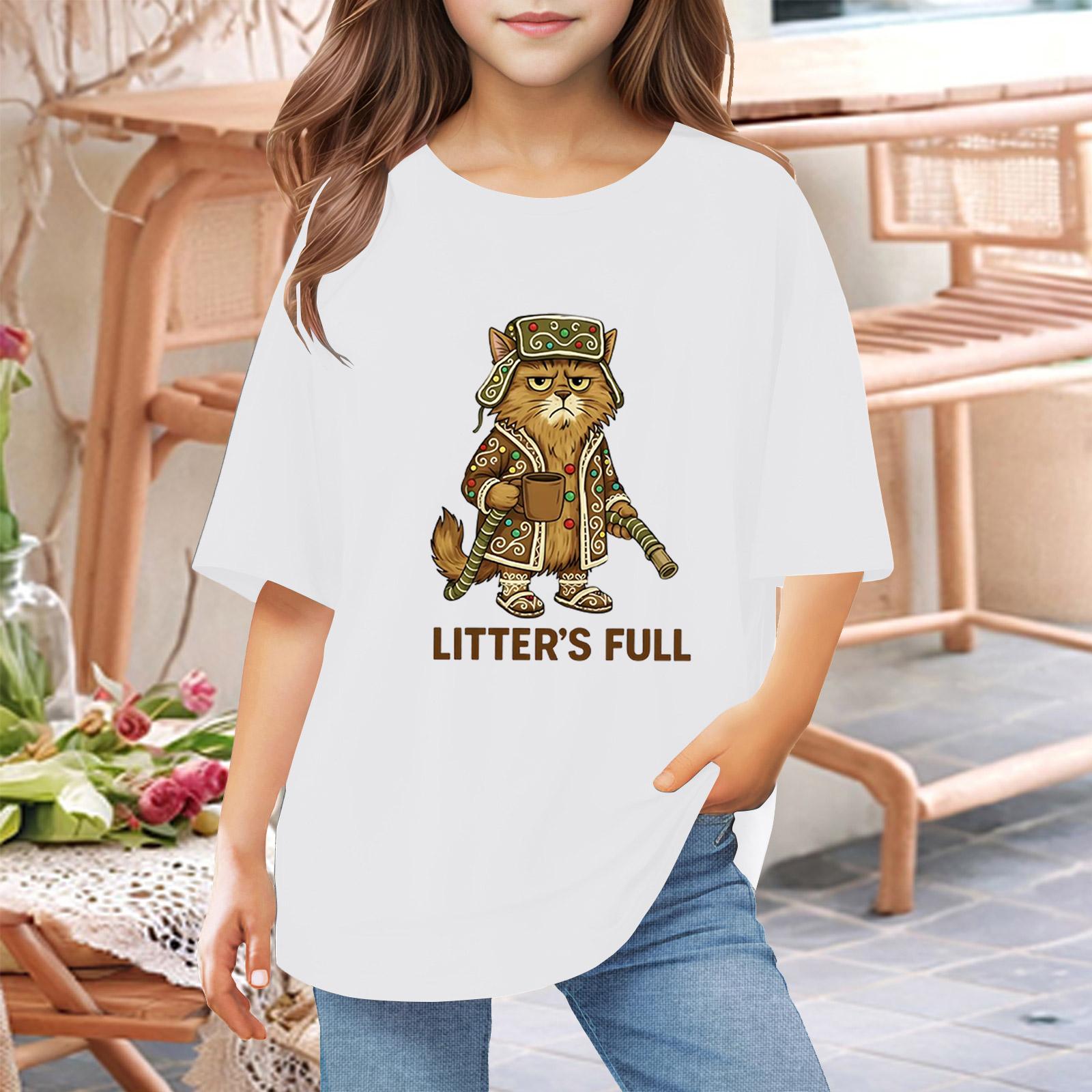 

Футболки для малышей, девочек и мальчиков, детские футболки с короткими рукавами и принтом для мальчиков и девочек 1-12 лет 160