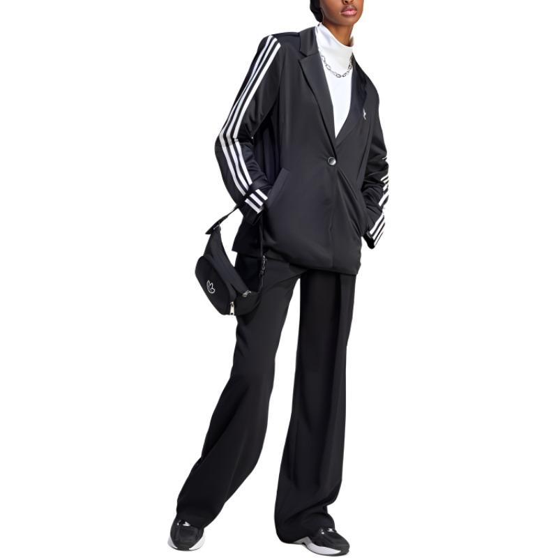 adidas Logo-embroidered Striped Blazer IK0440