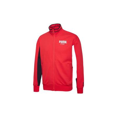 Tfs Lässige Stehkragen Reißverschlussjacke Herrenjacken Leuchtend-Rot 597343-11