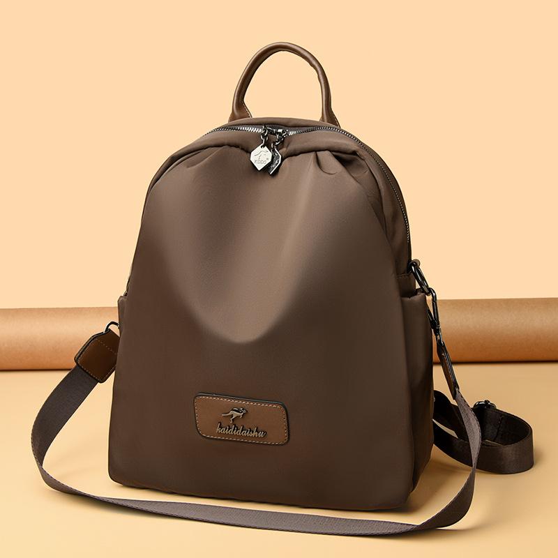 Wasserabweisender Rucksack Damen Nylon Reiserucksack Diebstahlsicher Schüler Schultasche