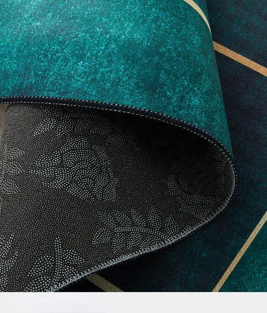 Persischer Stil Heimdekoration Luxus Wohnzimmer Teppich Fussel-frei Leicht zu reinigen Esszimmer Dekor Teppich Weich Faltbar Couchtisch Matte