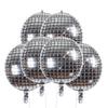 6 Pieces of 22 Inch Laser Disco Silver Lights for Birthday Parties, Roof Decorations, Cool Photos, Floating Balloons