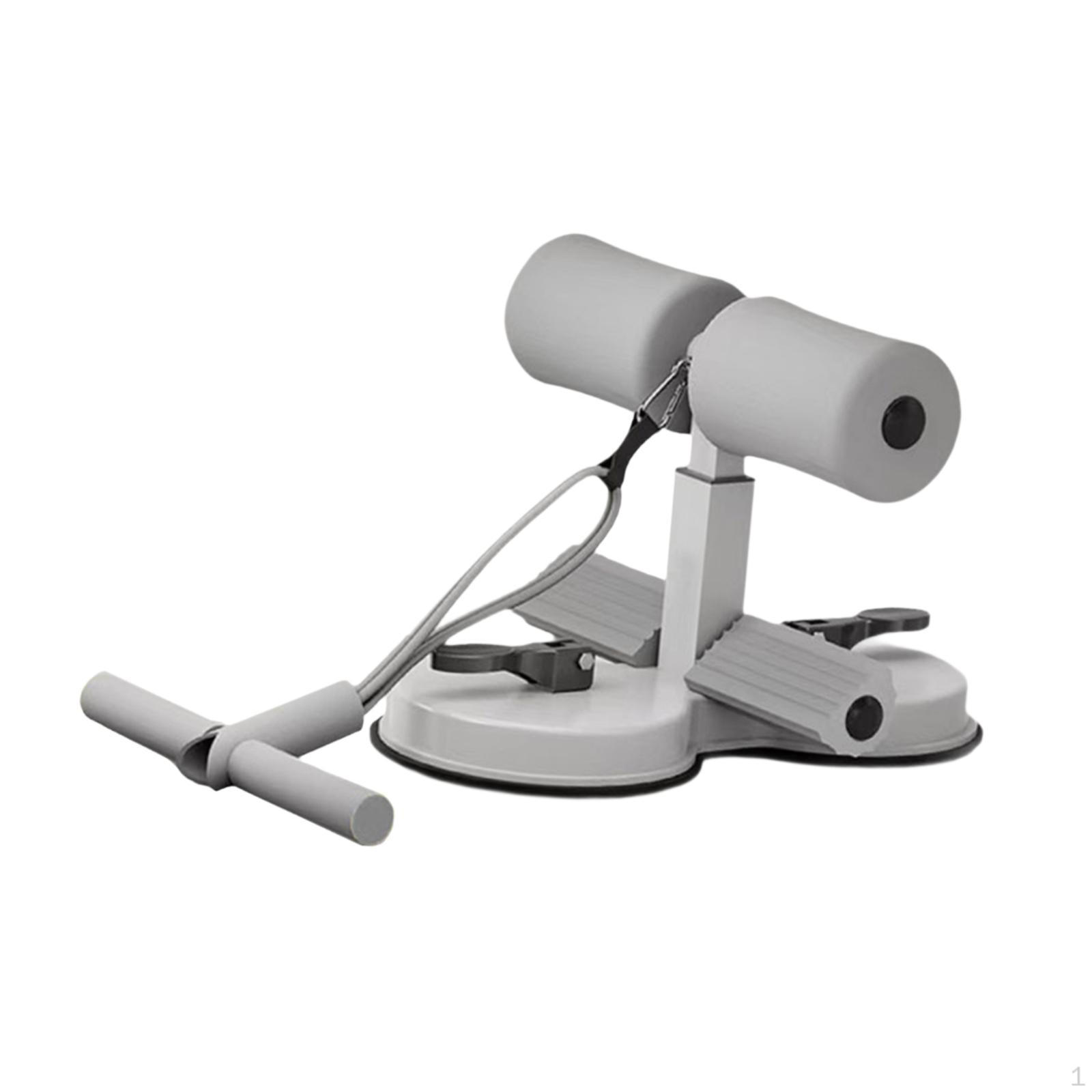 Регулируемый по высоте упор для пресса напольный стенд тренажер для мышц кора устройство для помощи для дома мужчины Grey