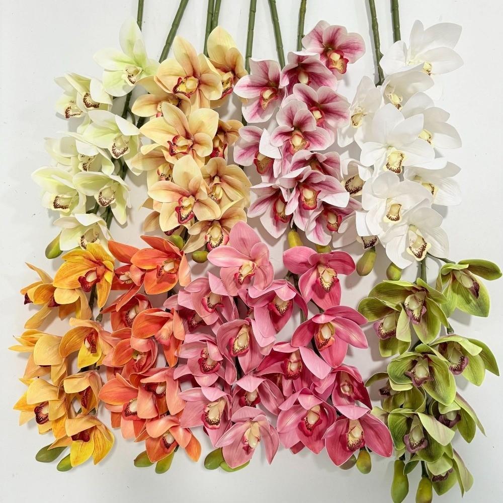 Fashion 10 Head Artificial Flowers Festival Party Supplies Handmade Magnolia Fake Flowers Craft Floral False Flowers Outdoor