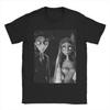 Corpse Bride T-Shirt Herren Vintage Baumwolle T-Shirts Rundhals Kurzarm T-Shirts Einzigartige Kleidung