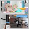 ELEPRO 5MP Pet Camera with and 5G WiFi Support than 1080P or Smoother than Color Night Auto Smartphone Motion Push Audio and Light for Baby Indoor and