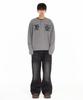 IDWS Shape Henley Neck Long Sleeve Gray