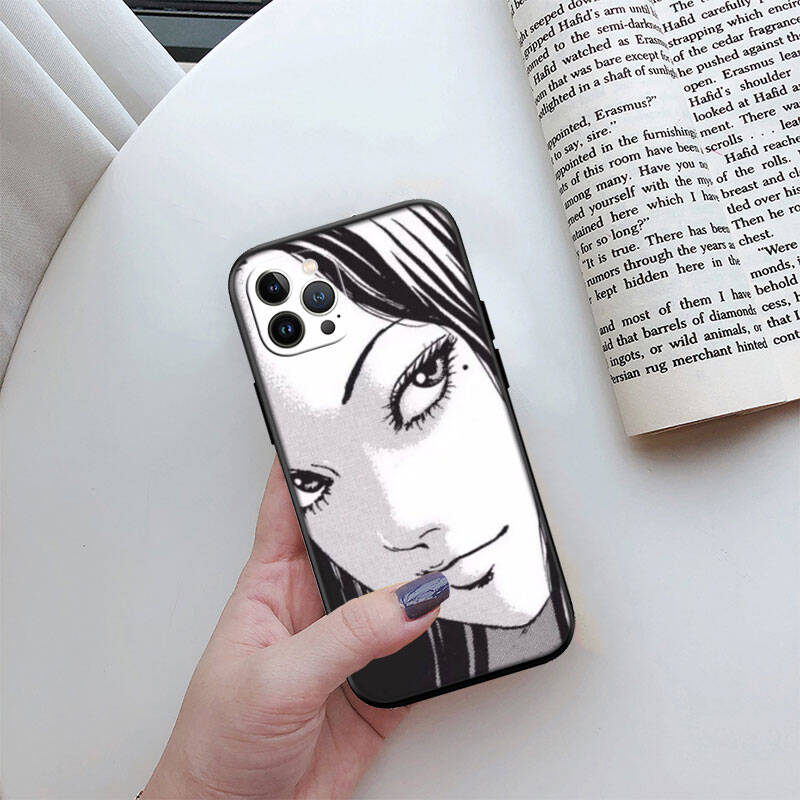 MH79 Junji Ito Tomie Phone Shell Case for iPhone 7 8 11 12 13 14 15 16 17 16E XS Pro Max XR X SE Air