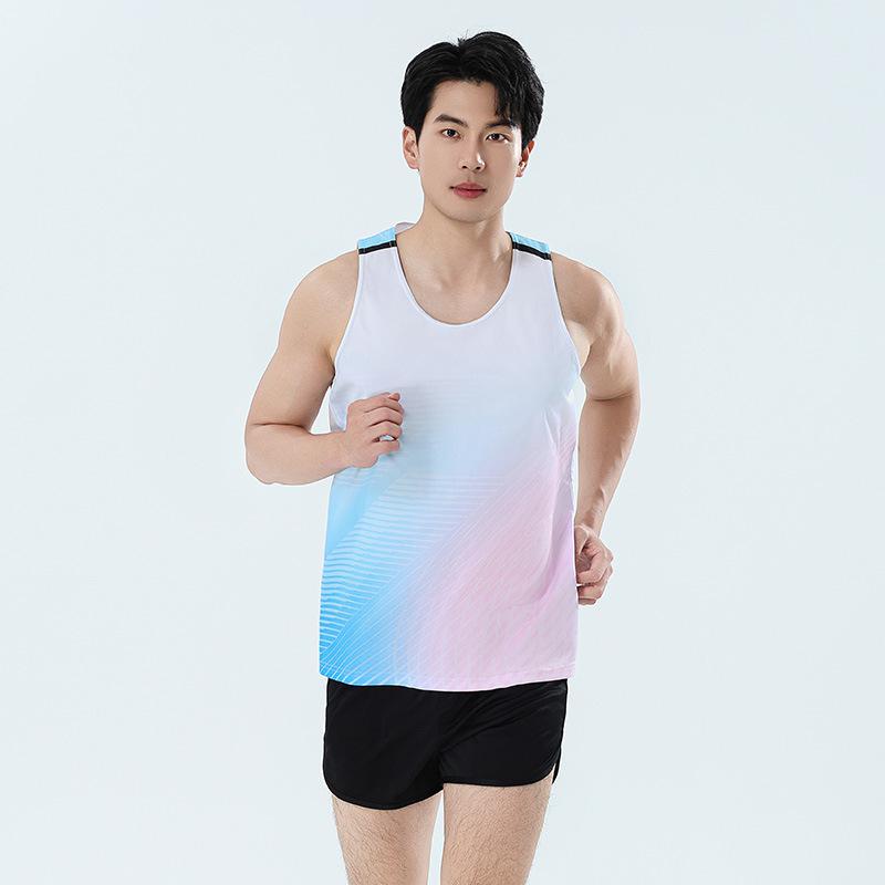 Men's Quick-Dry Track & Field Marathon Vest Set for Students & Athletes
