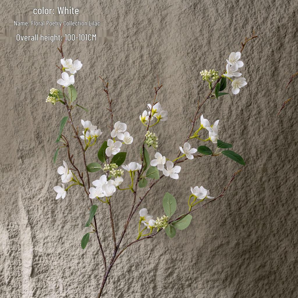Lilac Flower Poetry Collection: Home Decor and Wedding Bouquet with Rose Flower Wall Simulation.