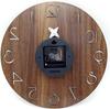 Luminous Wooden Wall Clock: Silent, Simple, Decorative Timepiece for the Living Room