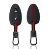 Coque de Protection en Silicone pour Clé de Moto à 2 Boutons pour Piaggio Vespa GTS300 GT S300 GTS 300 2026 Porte-clés