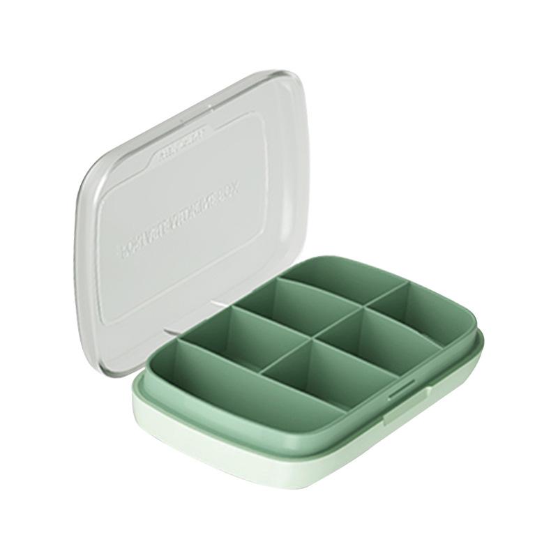 Portable 7-Compartment Moisture-Proof Weekly Pill Organizer and Travel Medicine Dispenser
