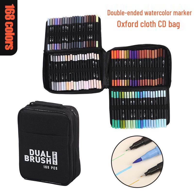 Dual-Tip Washable Watercolor Fineliners for Kids - Art Doodle Pen Set