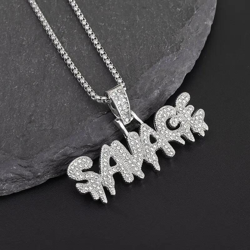 Hip-Hop Crystal Pistol Pendant, Personalized Men and Women Punk Cool Rock Rap Trend Necklace Trend Jewelry Gift
