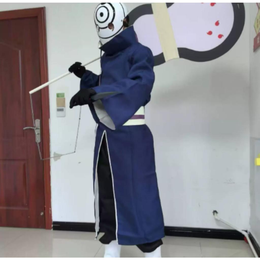 Uchiha Obito Anime Cosplay Kostümleri Cadılar Bayramı Kostümleri Kadın Erkek Japon Elbise Kimono Performans Festivali