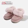 2025 Winter Toddler Fur-Trimmed Mid-Top Snow Boots - Warm, Fashionable, Anti-Slip Cotton Shoes for Boys and Girls.