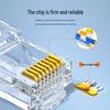 SAMZHE Cat6 Unshielded RJ45 Connectors (100 Pack)