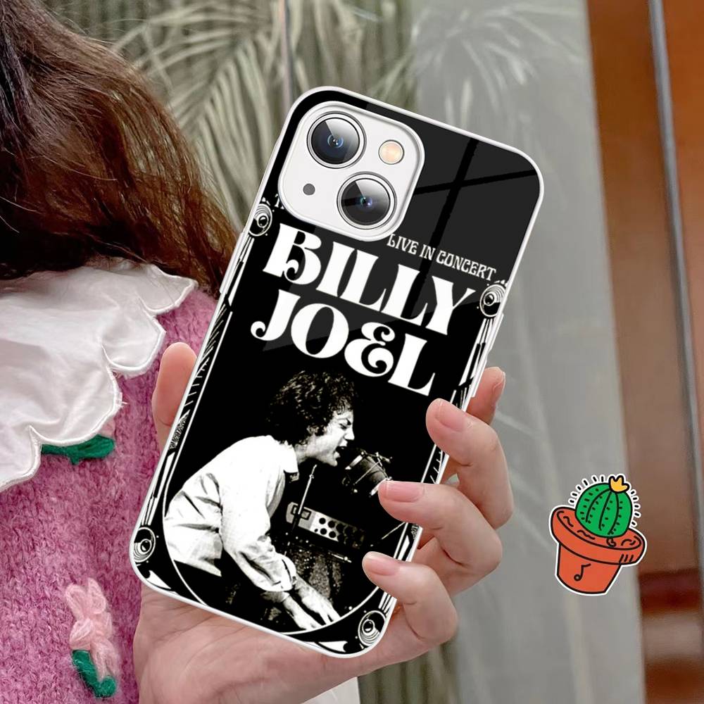 Singer Billy J-Joel Tempered Glass For Iphone 14 13 12 11 Pro Mini XS MAX 14Plus X XS XR Cover