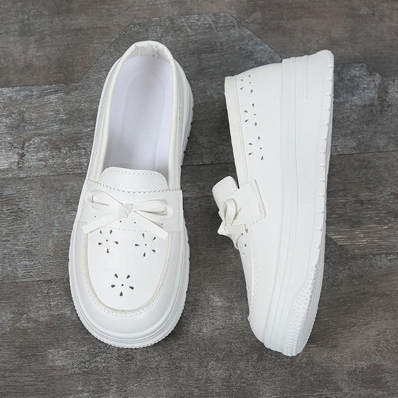 Nurse Shoes Women's Soft Sole Breathable Thick Sole Non-slip Not Tired Feet Summer Spring and Autumn White Medical Special Little White Work Shoes