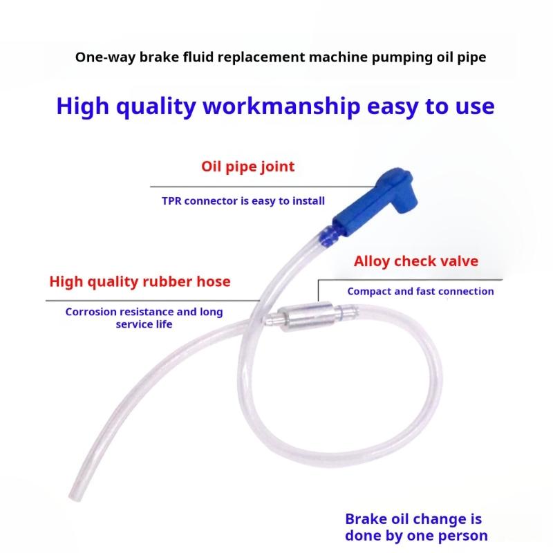 Automotive Brake Fluid Drainage Tool Ergonomic Silicone Hose Oil Pumping Hose For Car Truck Maintenance