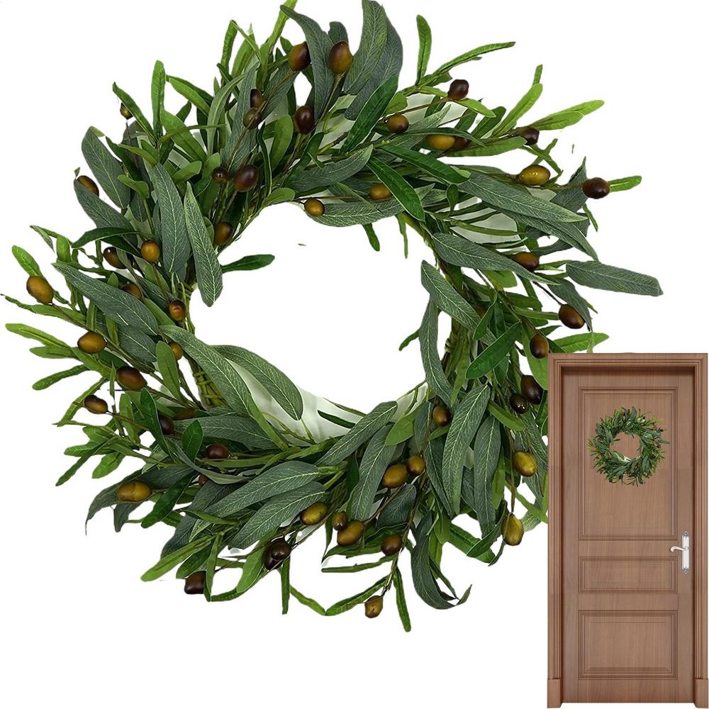 Eucalyptus Wreath 20in Eucalyptus Wreaths For Indoors With Berries Decorative Garlands Ornaments Wreath Supplies For Indoor