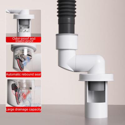 Drain Pipe Odor Blocker Bathroom Kitchen Drain Backflow Preventer Sink Plug Smell Stopper Kitchens Deodorizing Tool For Washing