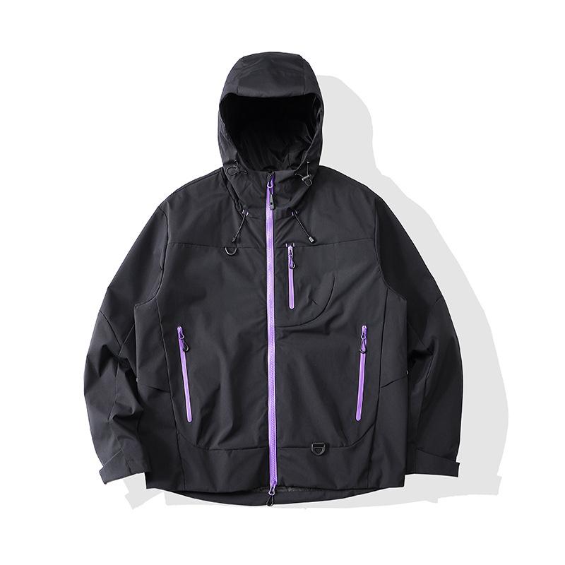 Men's Breathable Windbreaker: Outdoor Windproof Waterproof Jacket for Camping and Hiking