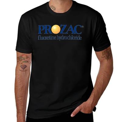 Prozac T-Shirt Man T Shirts Cotton Cotton T Shirt Man T-Shirt
