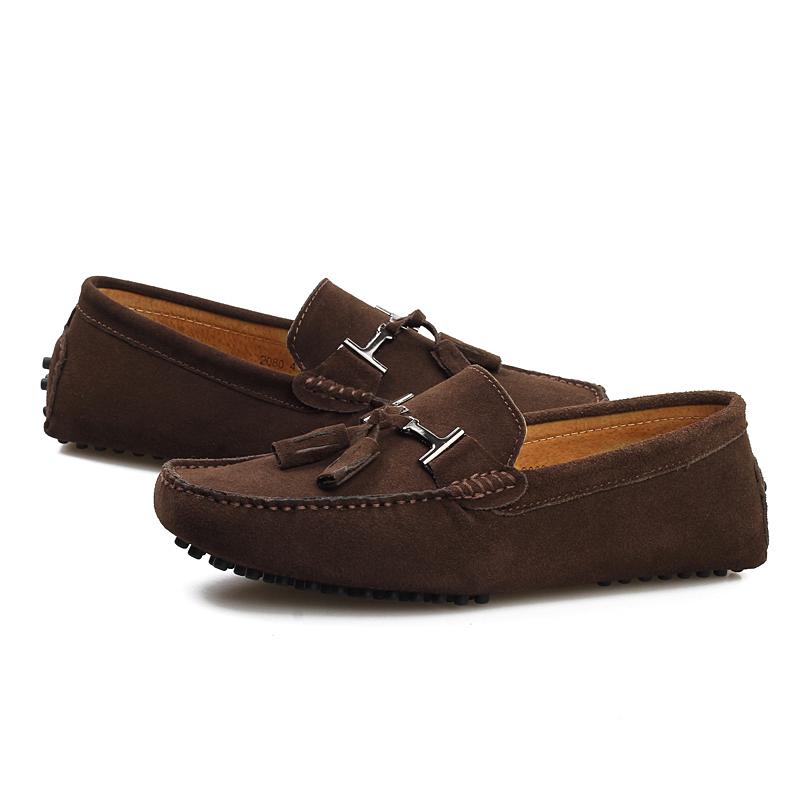 Fashion Men Casual Shoes Fashion Men Leather Men Loafers Big Size Moccasins Slip on Mens Flats Comfy Boat Shoes Luxury High Quality