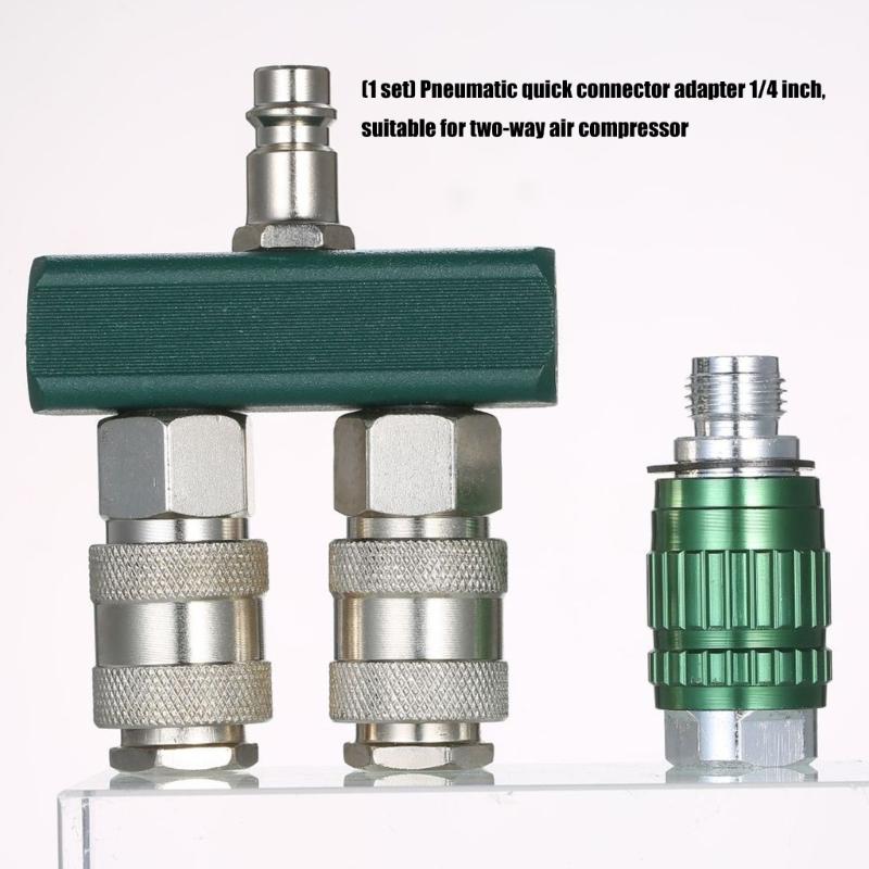 Durability Zincs Pneumatics Quickly Connectors Adapter for Air Compressors And Pneumatics Tool