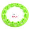 2PCS 4PCS 8-inch ATV Wheel Trim Hub Protection Decor Rim Cap Universal Vehicle All Terrain Wheel Plastic Cover For 8inch Tires