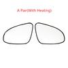 Side Mirror Glass For Toyota Corolla 2014-2018 Allion 2014- HD With Heating Rearview Mirror Lens Automotive Accessories
