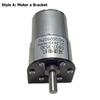 JGB37-3530 Reducing Motor  12V and 24V with Adjustable Power Adapter and Speed Controller