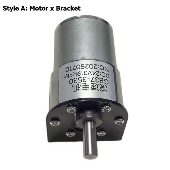 JGB37-3530 Reducing Motor  12V and 24V with Adjustable Power Adapter and Speed Controller