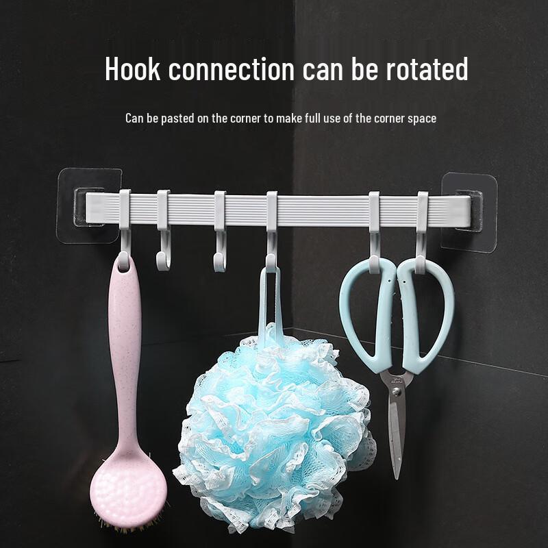 Punch-Free Kitchen & Bathroom Wall Hooks