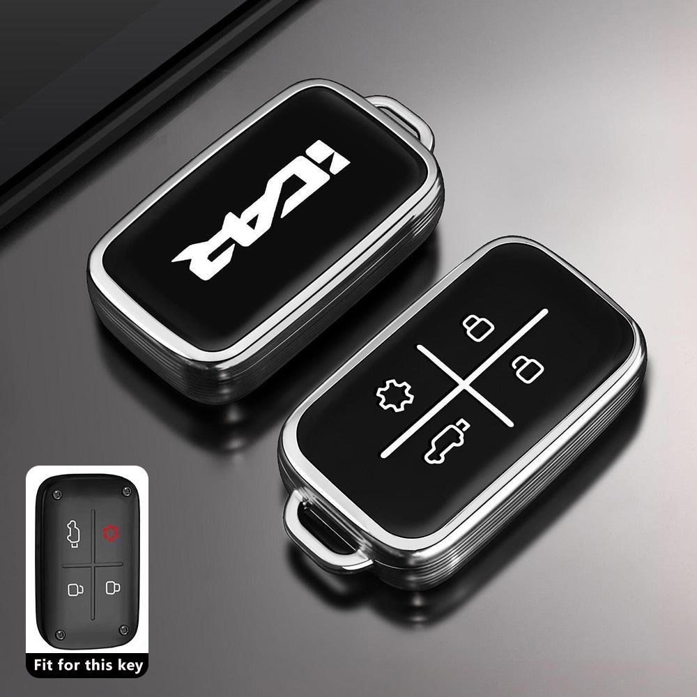 Tpu Car Key Case For Chery Icar V27 Accessories Reev Car-Styling Keychain Remote Cover Shell Housing Ring Holder Fob
