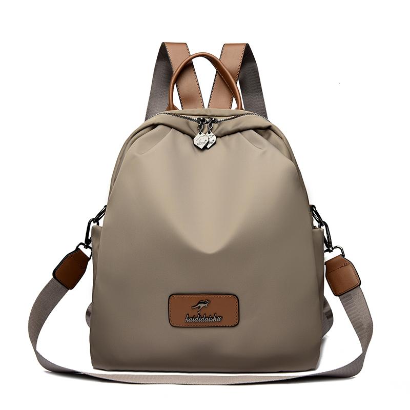 Wasserabweisender Rucksack Damen Nylon Reiserucksack Diebstahlsicher Schüler Schultasche