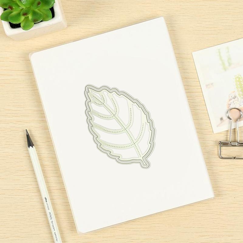 Tree Leaves Shape Metal Die Cuts Cutting Dies Cut Stencils for DIY Embossing Paper Leather Scrapbooking Card Making
