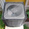 1PC Mesh Air Conditioner Cover, Outdoor Mesh Hole AC Protector, Window AC Unit Cover, Black Universal Dustproof AC Cover