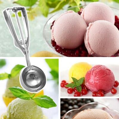Eisportionierer mit Auslöser, Obst- und Melonenausstecher, robuster Keksausstecher zum Backen, Cupcake-Ausstecher