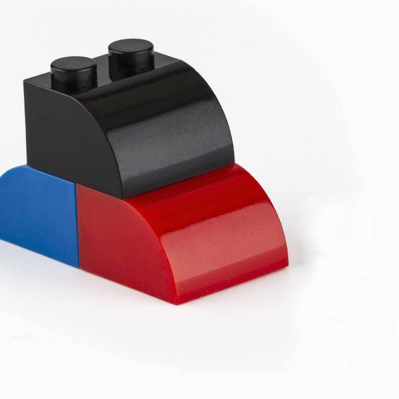 20pcs Small Particle Arc Brick Slope Brick 2x2 Brick DIY Building Blocks Compatible with Creative Gift MOC Blocks Castle Toys