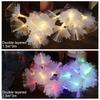 Flash Fiber Optic Flower String Lights LED Christmas Tree Flower Lights Fairy Lamps  Wedding