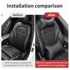 Car Universal Headrest Backrest Cushion Interior Accessries For Mitsubishi Outlander Pajero Sport Lancer EX ASX L200 Eclipse LO7