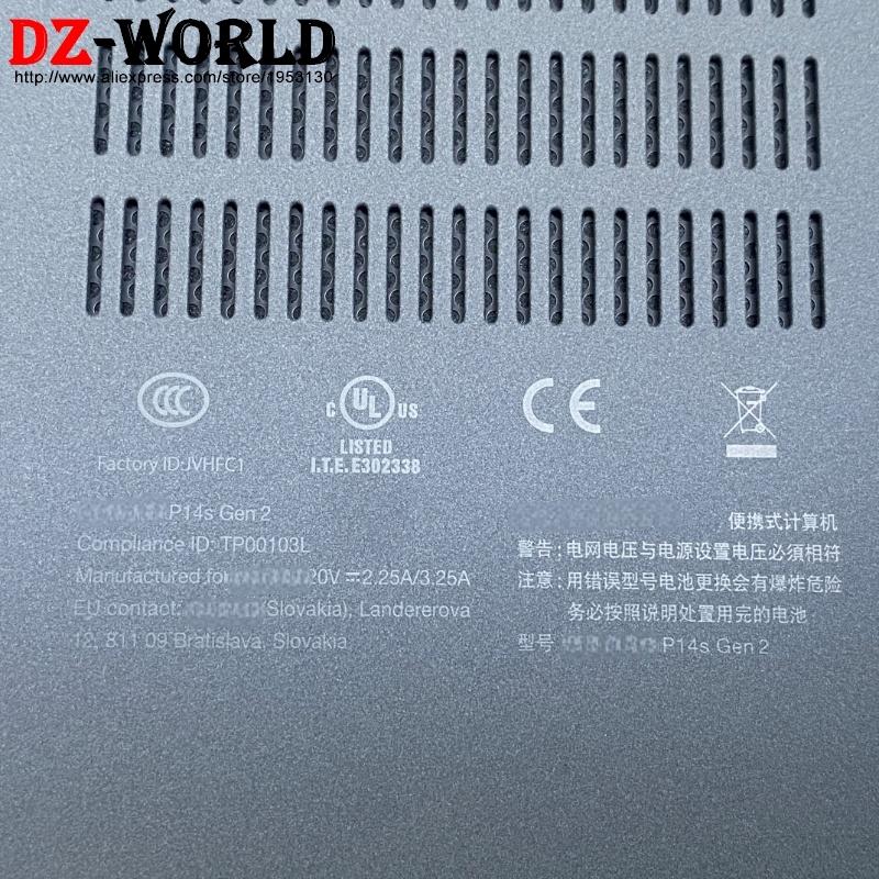 Shell Base Bottom Cover Lower Case D Cover for Lenovo Thinkpad P14s Gen 2 Laptop 5CB0Z69283 5CB1L84671 5CB0Z69346 5CB1H39744
