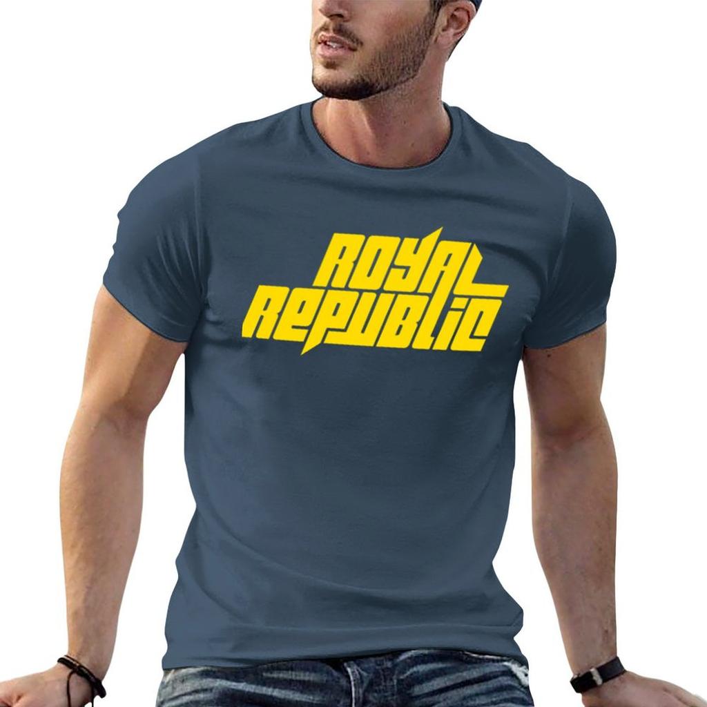 T-shirt Estiva Fresca con Logo della Band Royal Republic