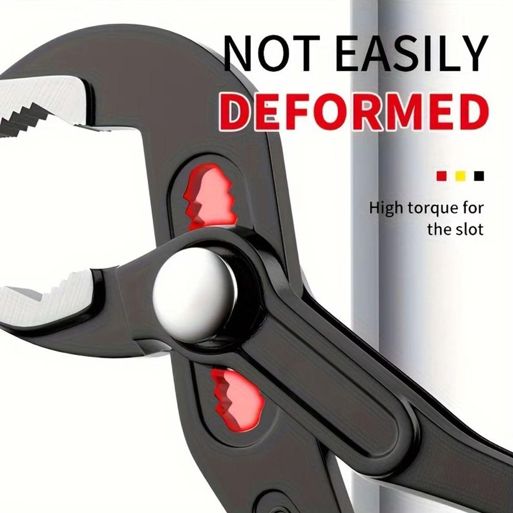 1Pcs Durable Stenciled Pump Plier Portable 7-Inch Shifting Spanner Mini Adjustable Pipe Wrench