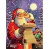 DIY Santa Claus 5D Diamond Painting Full Round Drill Snowman Mosaic Diamond Embroidery Cross Stitch Home Decor Christmas Gift