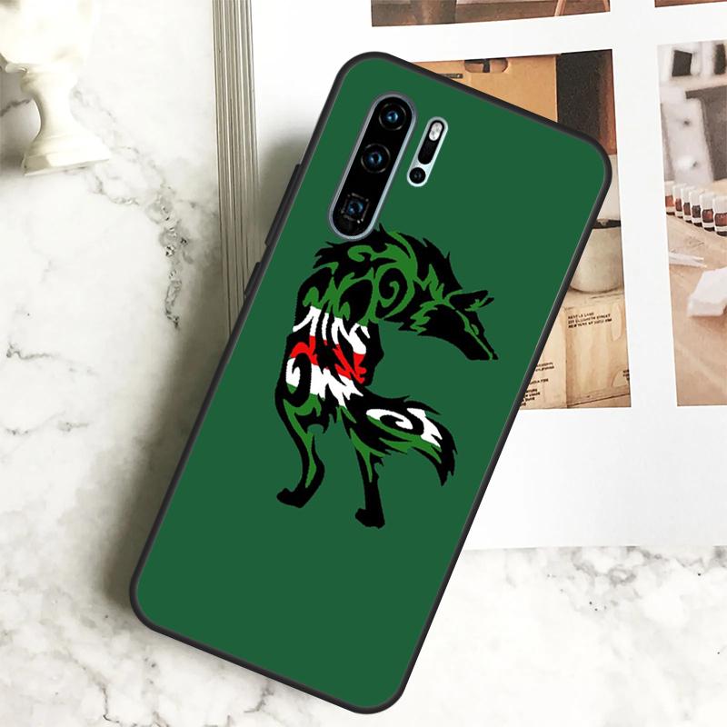 Chechnya Flag Chechen Wolf For Huawei Nova 12i 12s 11i 8i Y73 Y72 Y61 Y91 Y90 Y70 Y60 9 10 SE P30 P40 Lite P60 Pro Case